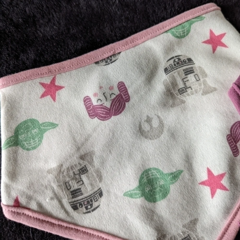 2 Pack Star Wars Baby Bibs